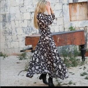 Spell & The Gypsy Collective GYPSY DANCER GOWN CAVIAR